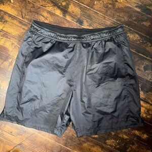 Palmes nylon logo luxe minimalist elevated basic black S shorts